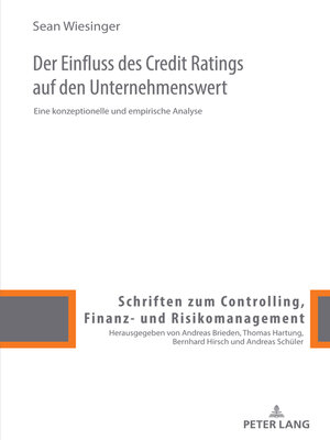 cover image of Der Einfluss des Credit Ratings auf den Unternehmenswert